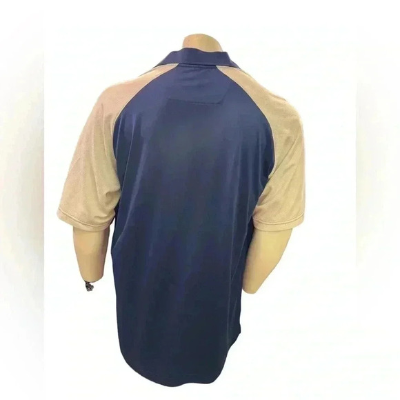 Antigua Chicago Cubs Size Large Short Sleeve Collar Polo Polyester Shirt - Picture 5 of 10